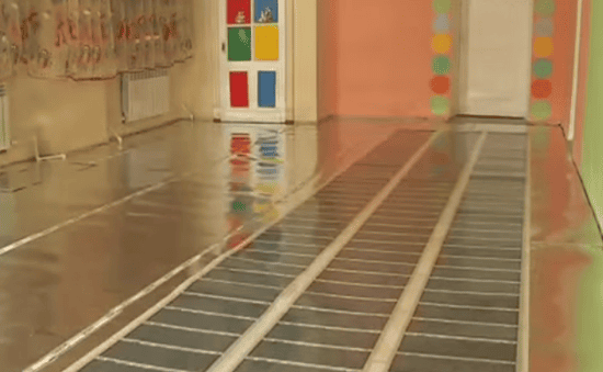 Фото - размещение нагревательных элементов теплого пола